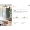 Потолочная люстра с 8 стеклянными плафонами под лампы цоколя E27 Arte Lamp LARGO A4497PL-8AB