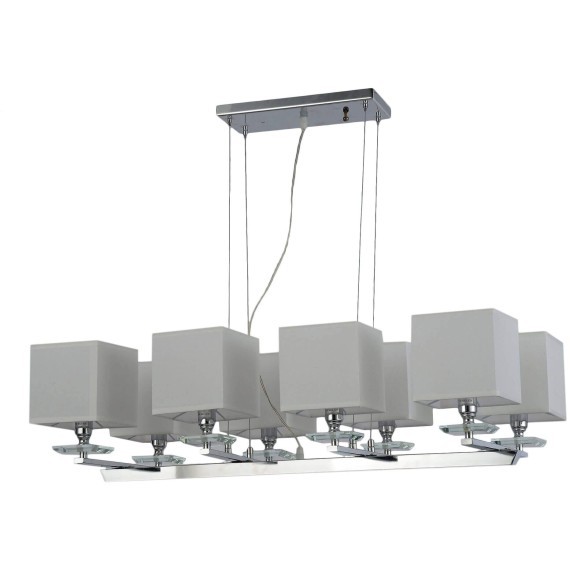 Хрустальная подвесная люстра Lumina Deco Fianelo LDP 1248-8 WT