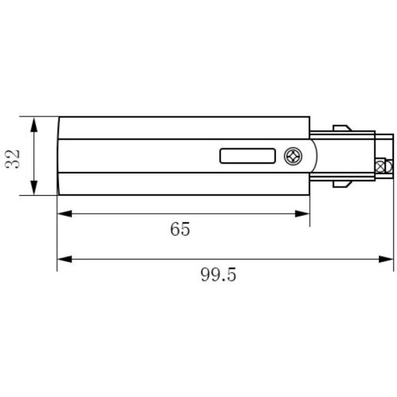 Соединитель Accessorises TRA005B-31W-L