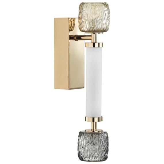 5426/13WL L-VISION ODL_EX24 21 золотой/белый/дымчатый/коньячный/металл/стекло/акрил Бра LED 13W 3000K KLIFF