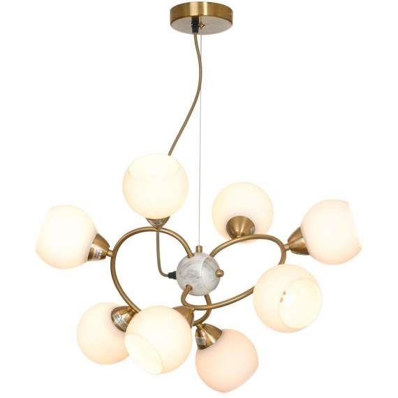 Люстра подвесная Lussole LSP-8413 Crenshaw IP21 под лампы 8xE27 320W