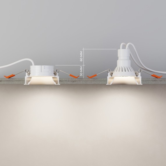 ST9101.539.07DIM Белый светодиодный модуль диммируемый по TRIAC 7Вт 3000K 560Лм 60° RA80 IP20 220V (замена ламп MR16 цоколей GU10 и GU5.3) ST Luce