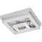 95659 Светодиодный потолочный светильник FRADELO, 12W (LED), 240х240, сталь, хром/пластик с кристал., хром