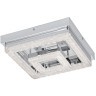 95659 Светодиодный потолочный светильник FRADELO, 12W (LED), 240х240, сталь, хром/пластик с кристал., хром