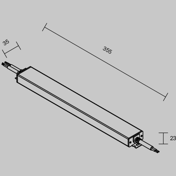 Блок питания (трансформатор) IP67, 220В-48В мощностью 250Вт, повышенного качества, 7 лет гарантии Maytoni 832006