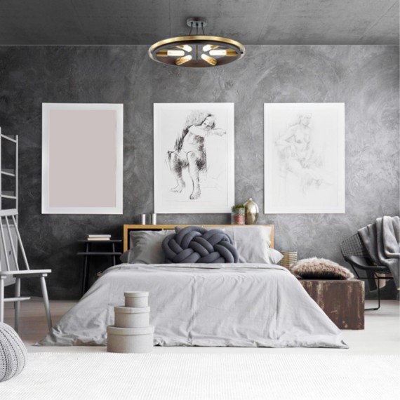 Люстра потолочная Lumion 4401/6C MAEVE под лампы 6xE27 6*60W