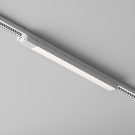 Однофазный двужильный светодиодный трековый светильник Maytoni Unity TR000-1-24W4K-W Basis 4000К 1900Лм CRI90+ 110° 24Вт