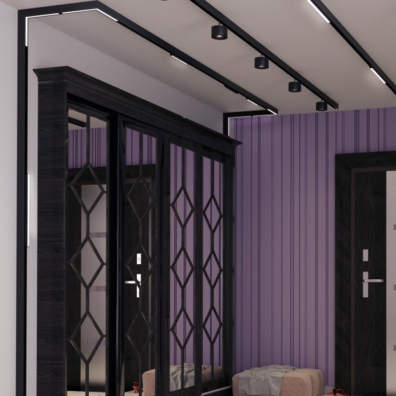 359504 Трековый светодиодный TUYA SMART светильник Novotech Flum CRI90+ 3000-6500К 1920Лм 100° 24W Bluetooth Wi-Fi Алиса