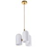 Подвесной светильник с 3 стеклянными плафонами и лампами E14 Arte Lamp CASSEL A5454SP-3PB