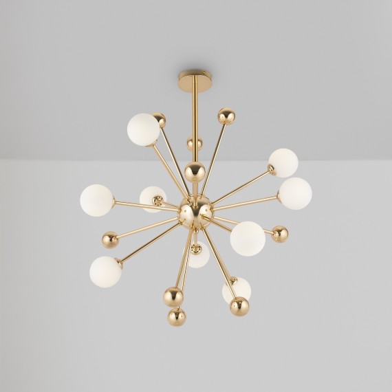 Люстра потолочная Freya FR5200PL-09FG Planets под лампы 9xG9 40W