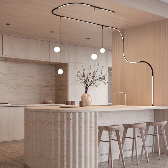 TR180-1-24WTW-B Трековый магнитный светодиодный SMART светильник Maytoni Basity CRI90+ 3000-6000К 1330Лм 90° 24Вт Bluetooth Mesh