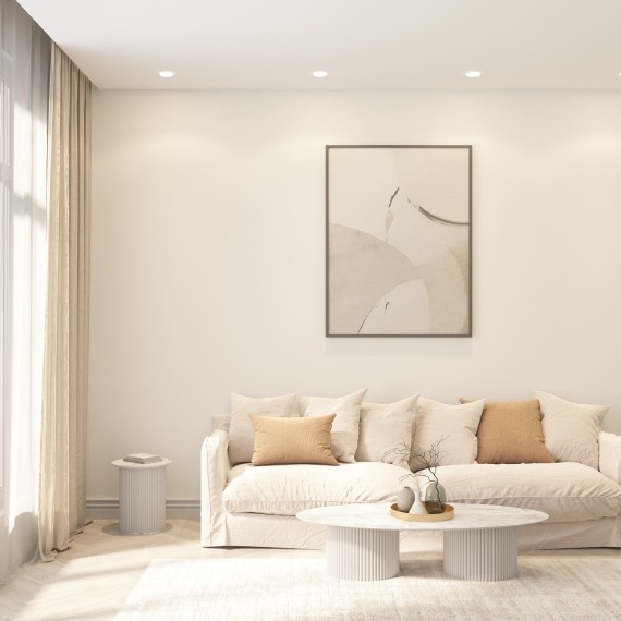 Встраиваемый светильник, IP 20, 9 Вт, LED 3000, DK4600-WW