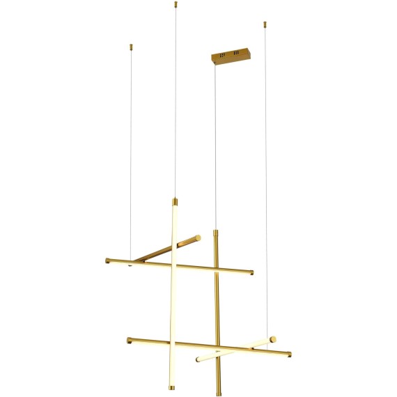 SL6207.203.70 Светильник подвесной ST-Luce Матовое золото LED 1*70W 3000K RETICO