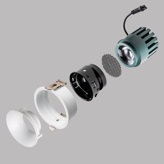 Модуль профессиональный светодиодный 12W 4000K в сборе с суппортом с углом наклона до 30° STELLA PRO Lightstar 075084