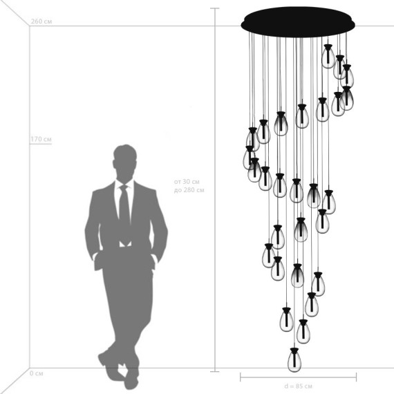Люстра подвесная Colore Lightstar 805289