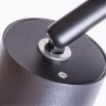 Однофазный двужильный трековый светильник Arte Lamp A1518PL-1BK RIDGE под сменную лампу GU10