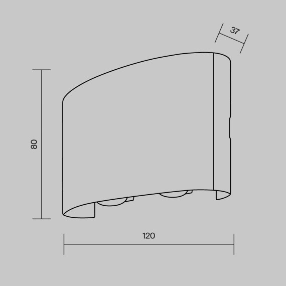 Архитектурная подсветка светодиодная Strato O417WL-L4W3K IP54