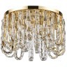 Люстра потолочная хрустально-золотая под лампы G9 Favourite 4721-12C