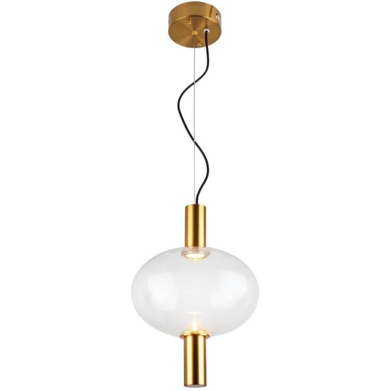 SL1582.303.01 Светильник подвесной ST-Luce Бронзовый/Прозрачный LED 1*7W 2700K ALLENORE