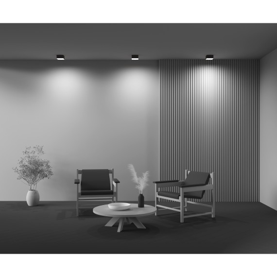 Потолочный светильник Technical C032CL-12W4K-SQ-B