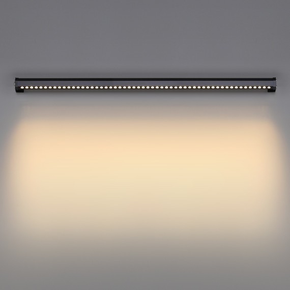 Фасадный поворотный на 180° светильник IP65 LED 12W 3000K Odeon Light GRAZE 7040/22WL цвет черный матовый