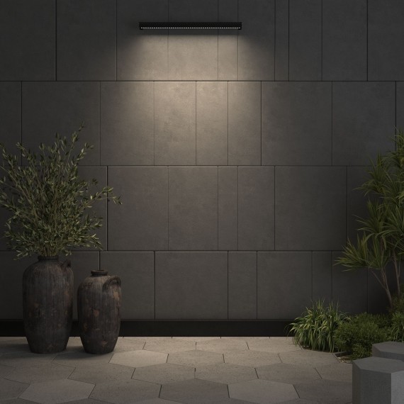 Фасадный поворотный на 180° светильник IP65 LED 12W 3000K Odeon Light GRAZE 7040/22WL цвет черный матовый