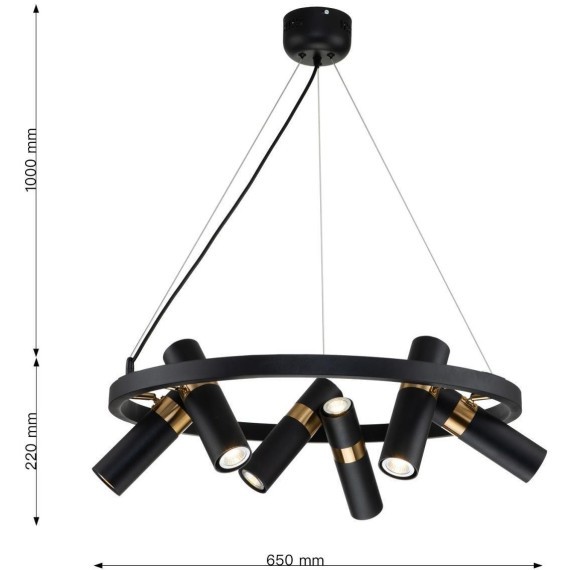 Подвесная люстра Light point 2997-6P