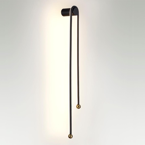 6633/18WL HIGHTECH ODL24 металл/черный/акрил Настенный светильник IP20 LED 18W 3000K 220V MEMFI