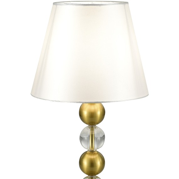 SL2003.304.01 Прикроватная лампа ST-Luce латунь/белый E27 1*40W AURORA