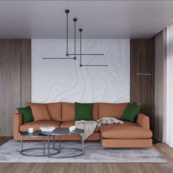 Напольный светильник поворотн на 350° акрил/металл LED 3000K Odeon Light FODEN 7101/15FL