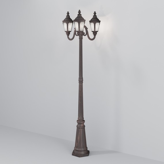 Уличный наземный светильник Maytoni O028FL-03BZ Goiri IP44 под лампы 2xE27 60W