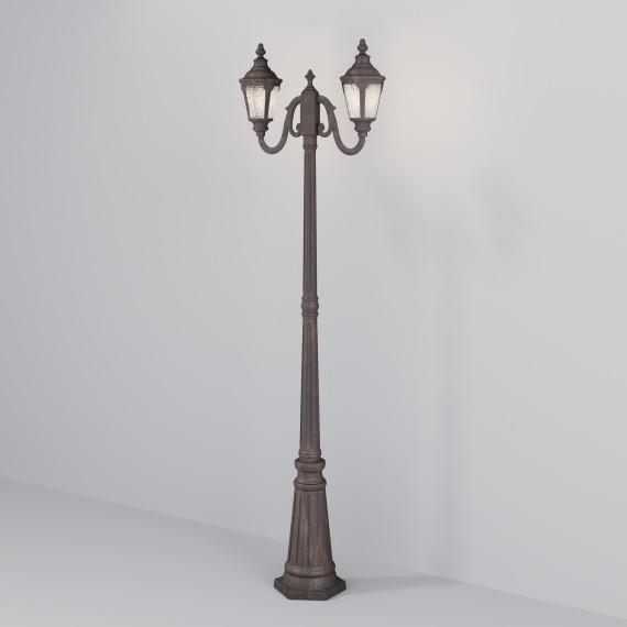 Уличный наземный светильник Maytoni O028FL-03BZ Goiri IP44 под лампы 2xE27 60W