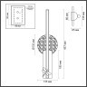 Настенный светильник LED 13W 3000K 1737Лм Odeon Light STREKOZA 5413/13WL