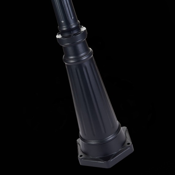 SL081.405.02 Светильник уличный наземный ST-Luce Черный/Черный, Прозрачный E27 2*40W SIVINO