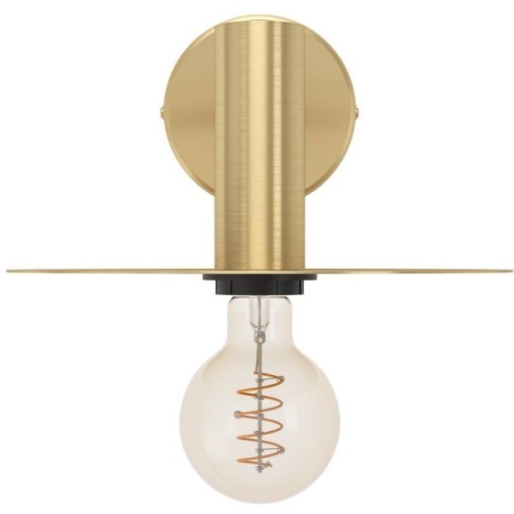 900733 Бра (настенный светильник) ESCANDELL, 1X40W (E27), H120, сталь, черный, матовая латунь