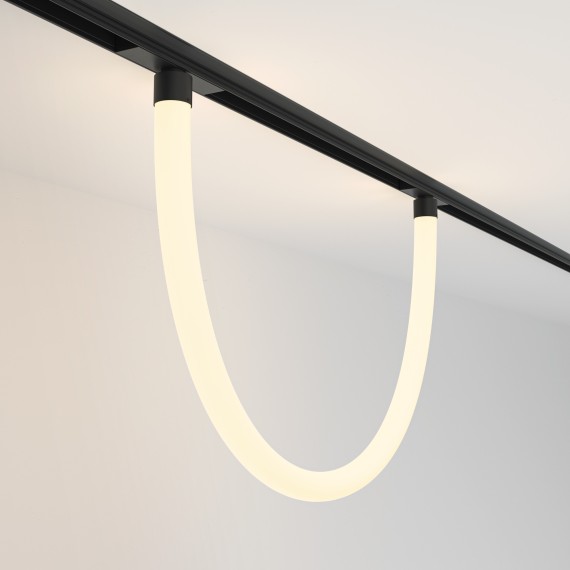 TR101-2-20W3K-B Трековый магнитный светодиодный светильник Maytoni Gravity CRI90+ 3000К 1200Лм 360° 20Вт