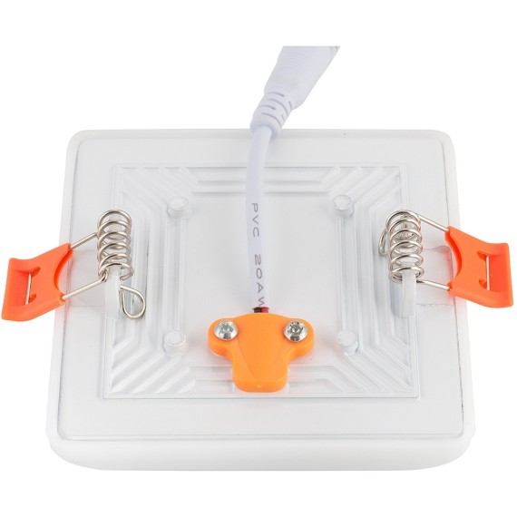 DK4602-WW Встраиваемый светильник, IP 20, 9 Вт, LED 3000, белый, пластик