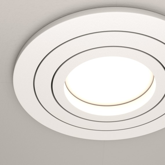 Встраиваемый светильник Maytoni DL023-2-01W Atom под лампу 1xGU10 50W