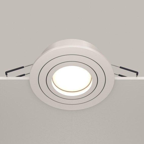 Встраиваемый светильник Maytoni DL023-2-01W Atom под лампу 1xGU10 50W