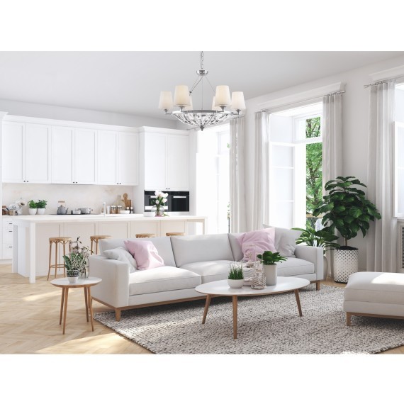 Подвесная люстра хрустальная Pantheon H021PL-06CH