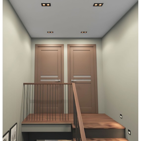 Встраиваемый светильник светодиодный DK3072-BBR