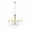 SL1504.203.07 Люстра подвесная ST-Luce Французское золото/Белый E27 7*60W AVELLINO