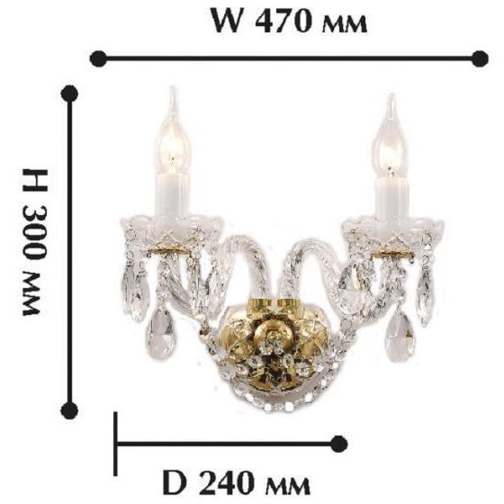 Бра Monreal 1735-2W