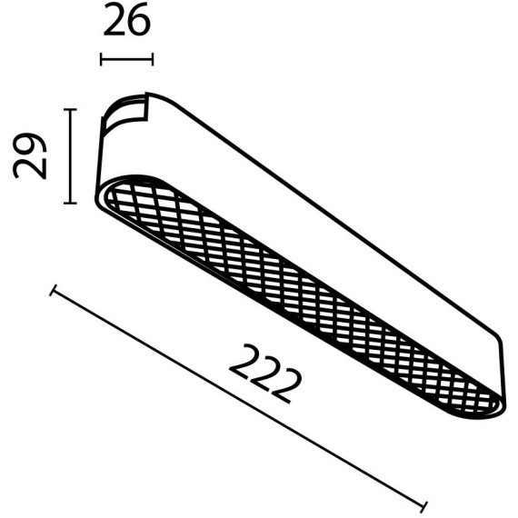 TR084-1-12W4K-B Трековый магнитный светодиодный светильник Maytoni Radity 48V CRI90+ 4000К 190Лм 60° 12Вт