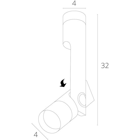 Спот LED 4000K 1100Lm Arte Lamp ORION A2514PL-1WH