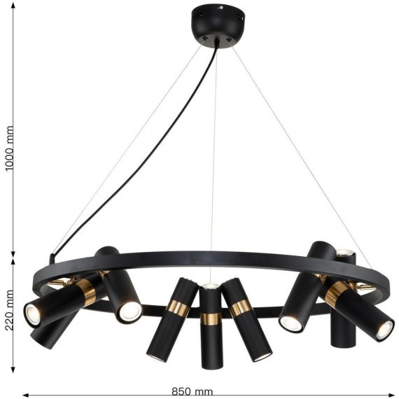 Подвесная люстра Light point 2997-9P