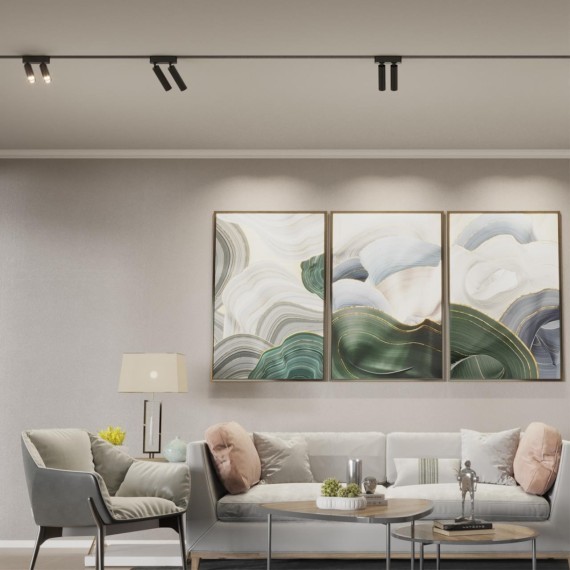 359086 Трековый магнитный светодиодный светильник Novotech SMAL 48V CRI90+ 4000К 1260Лм 24° 2*7W