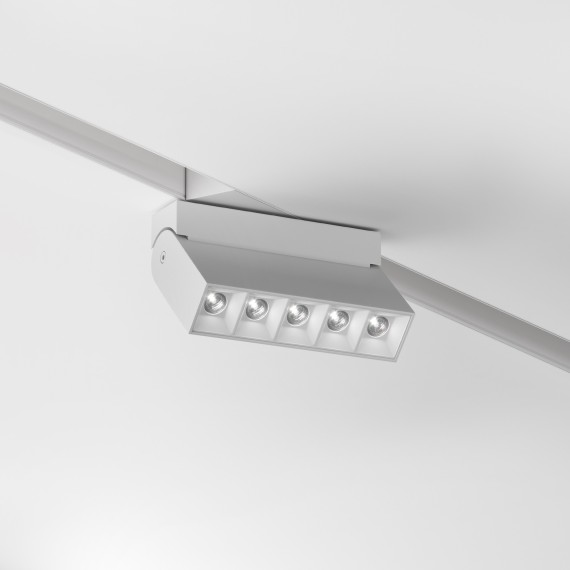 TR077-2-10W4K-W Трековый магнитный светодиодный светильник Maytoni Gravity CRI90+ 4000К 553Лм 30° 10Вт