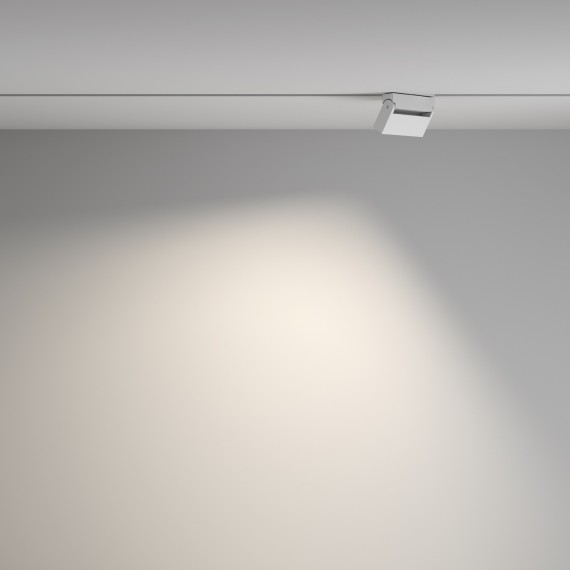 TR077-2-10W4K-W Трековый магнитный светодиодный светильник Maytoni Gravity CRI90+ 4000К 553Лм 30° 10Вт