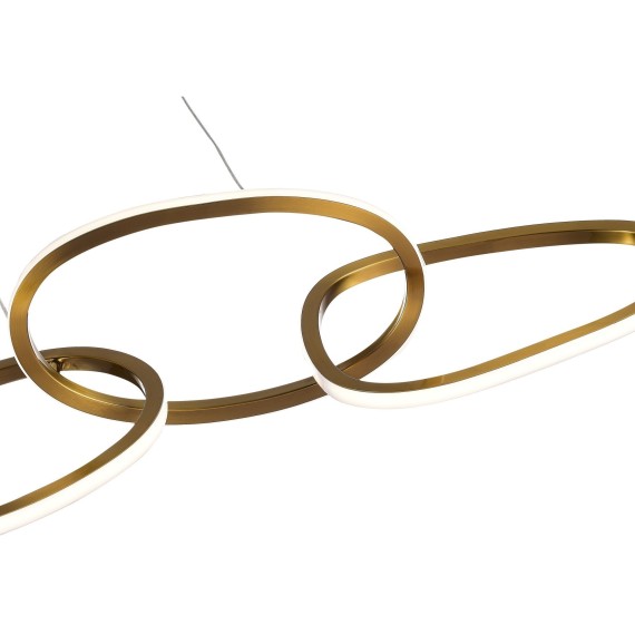 SL6505.203.40 Светильник подвесной ST-Luce Золотистый/Золотистый LED 1*40W 4000K ABRA